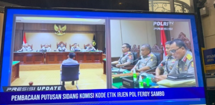 Irjen Ferdy Sambo Resmi Diberhentikan Tidak Hormat oleh Komisi Etik Polri